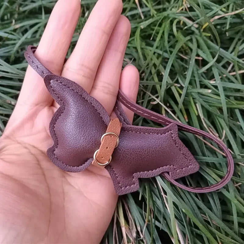 Adorable Vegan Leather French Bulldog Bag Charm